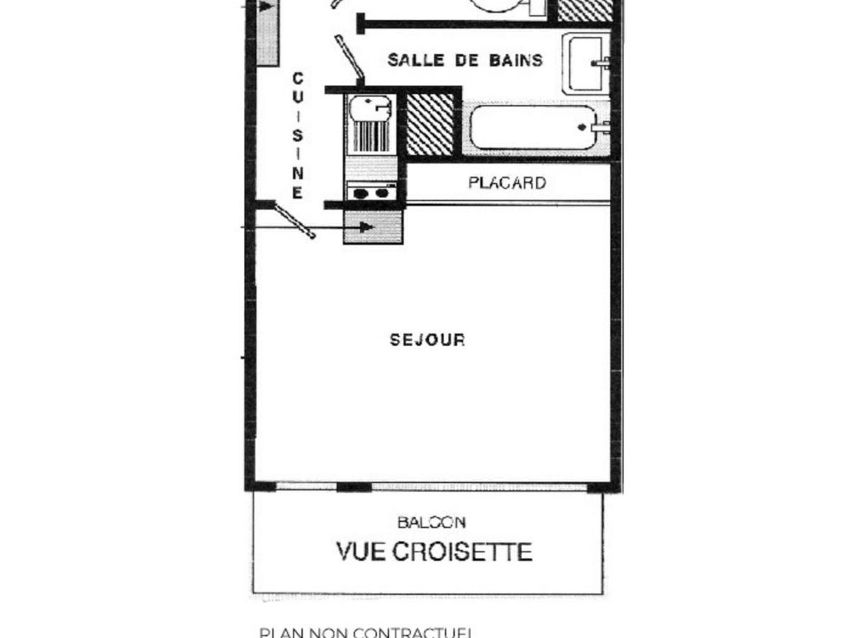 Studio Renove, Ski Aux Pieds, Balcon Ensoleille, 4 Pers., Centre Des Menuires - Fr-1-452-195 Daire Saint-Martin-de-Belleville Dış mekan fotoğraf